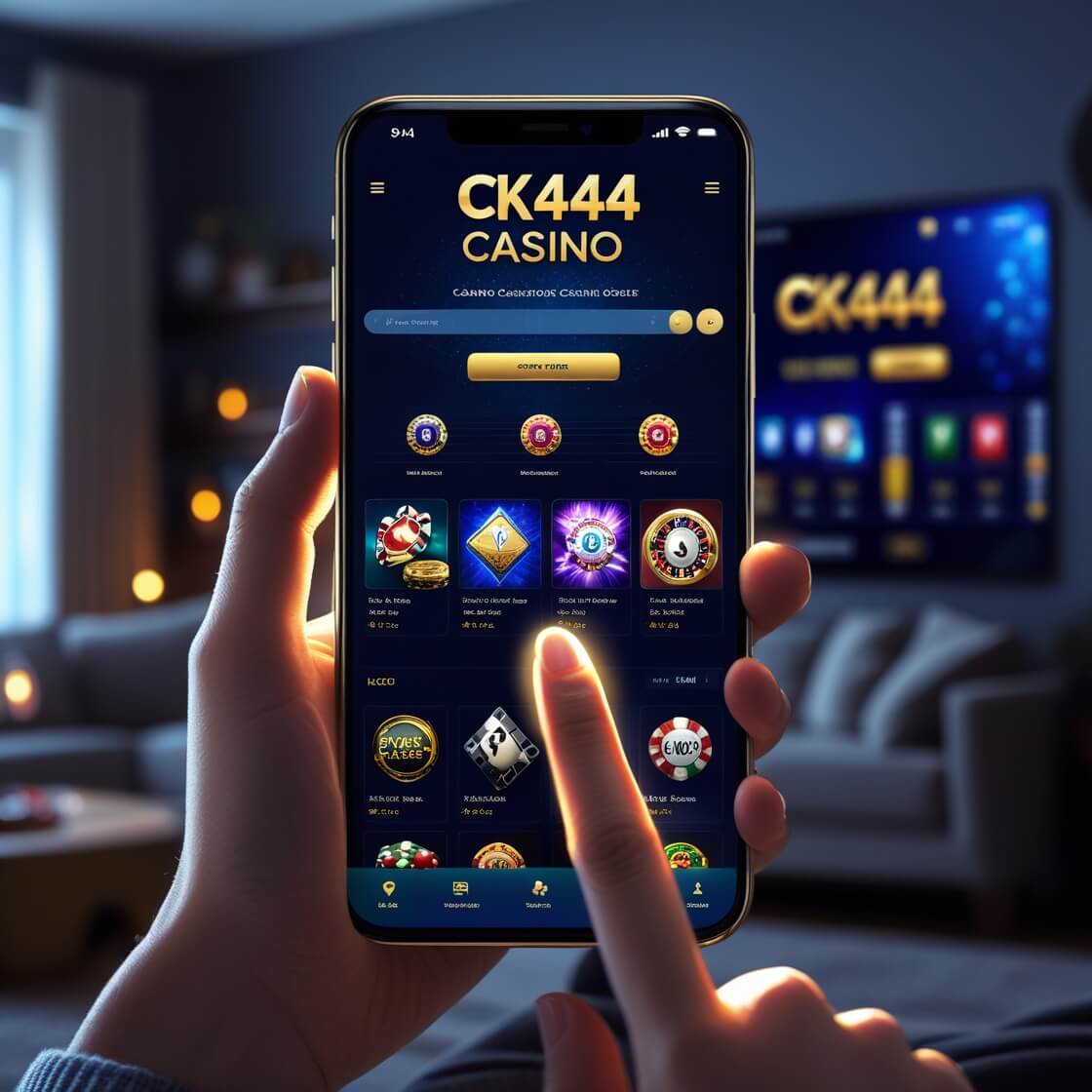 CK444 Mobile App Screens